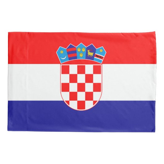 Vlag van Kroatië Kussensloop (Achterkant)