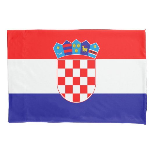 Vlag van Kroatië Kussensloop (Voorkant)