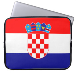 Vlag van Kroatië Laptop Sleeve
