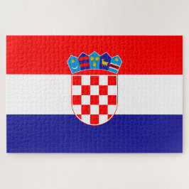 Vlag van Kroatië Legpuzzel