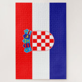 Vlag van Kroatië Legpuzzel (Verticaal)