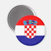 Vlag van Kroatië Magneet (Voorkant / Achterkant)