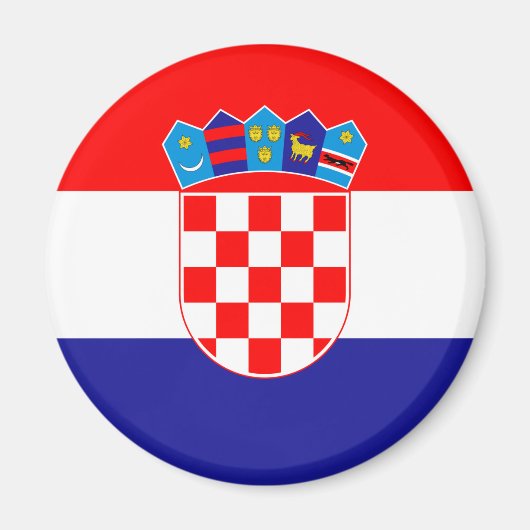 Vlag van Kroatië Magneet (Voorkant)