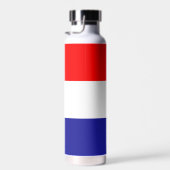 Vlag van Kroatië met aangepaste tekst Waterfles (Rechts)