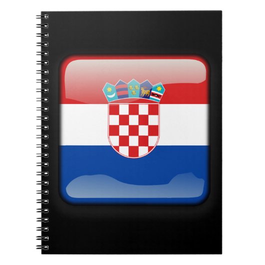 Vlag van Kroatië Notitieboek (Voorkant)