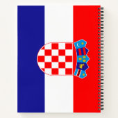 Vlag van Kroatië Notitieboek (Achterkant)