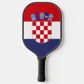 Vlag van Kroatië Pickleball Paddle (Achterkant)