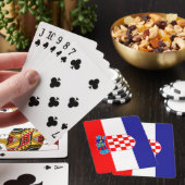 Vlag van Kroatië Pokerkaarten (Insitu)
