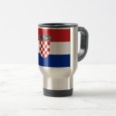 Vlag van Kroatië Reisbeker (Voorkant rechts)