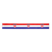 Vlag van Kroatië Satijnen Lint (Voorkant)