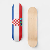 Vlag van Kroatië Skateboard (Voorkant)