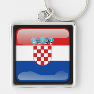 Vlag van Kroatië Sleutelhanger