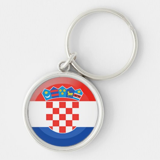 Vlag van Kroatië Sleutelhanger (Voorkant)