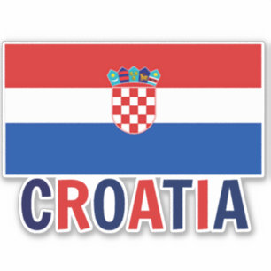 Vlag van Kroatië Sticker