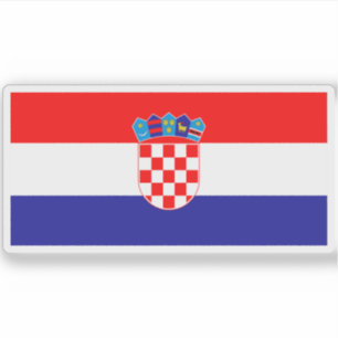 Vlag van Kroatië Sticker