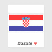 Vlag van Kroatië Sticker (Vel)