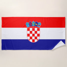 Vlag van Kroatië Strandlaken