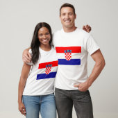 Vlag van Kroatië T-shirt (Unisex)