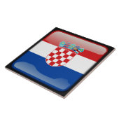 Vlag van Kroatië Tegeltje (Zijkant)