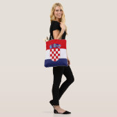 Vlag van Kroatië Tote Bag (Op model)