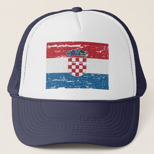 VLAG VAN KROATIË TRUCKER PET (Voorkant)