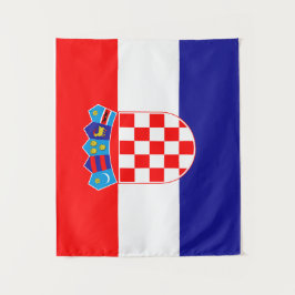 Vlag van Kroatië Wandkleed