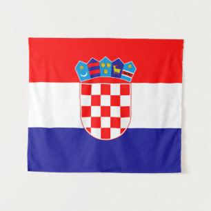 Vlag van Kroatië Wandkleed