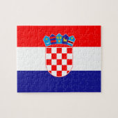 Vlag van Kroatische foto-puzzel Legpuzzel (Horizontaal)