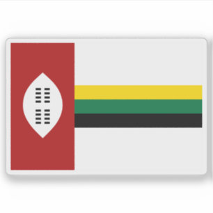 Vlag van KwaZulu (1977-1985), Rep. van Zuid-Afrika Sticker