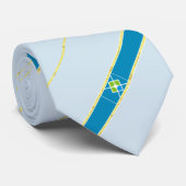 vlag van La Plata strees Stropdas (Opgerold)