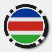 Vlag van Laarbeek Poker Chips (Achterkant)