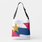 Vlag van Lafayette, Indiana Crossbody Tas (Achterkant)