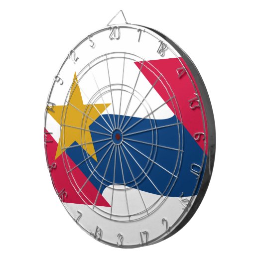 Vlag van Lafayette, Indiana Dartbord (Voorkant Rechts)