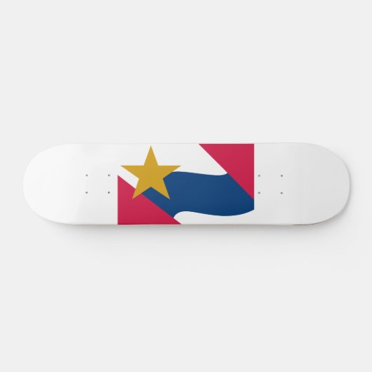 Vlag van Lafayette, Indiana Persoonlijk Skateboard (Horizontaal)