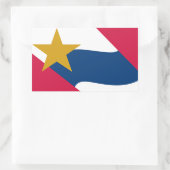Vlag van Lafayette, Indiana Rechthoekige Sticker (Tas)