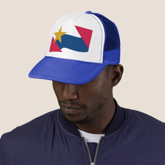 Vlag van Lafayette, Indiana Trucker Pet (In situ)