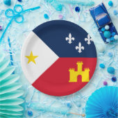 vlag van Lafayette Papieren Bordje (Feest)