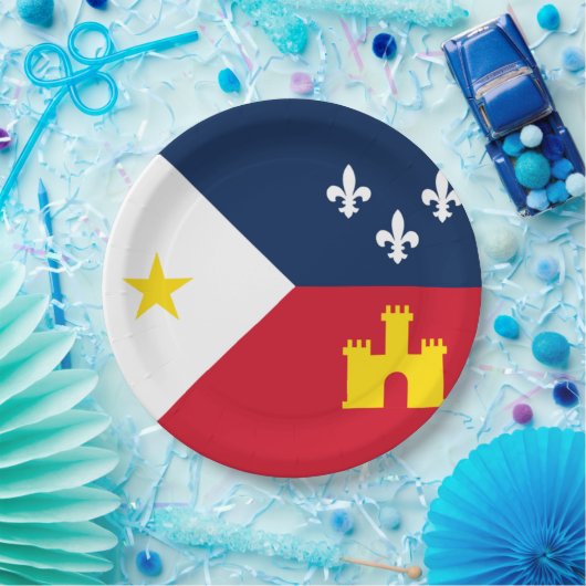 vlag van Lafayette Papieren Bordje (Feest)