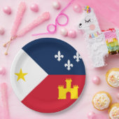 vlag van Lafayette Papieren Bordje (Feest)