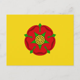 Vlag van Lancashire Briefkaart