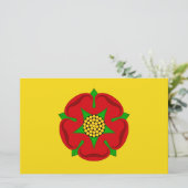 Vlag van Lancashire Briefpapier (Staand voorkant)