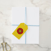 Vlag van Lancashire Cadeaulabel (Met Touw)