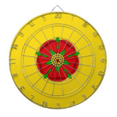 Vlag van Lancashire Dartbord (Voorkant)