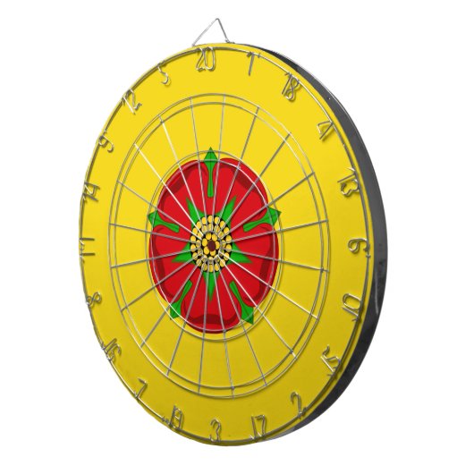 Vlag van Lancashire Dartbord (Voorkant Rechts)