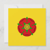 Vlag van Lancashire Kaart (Voorkant)