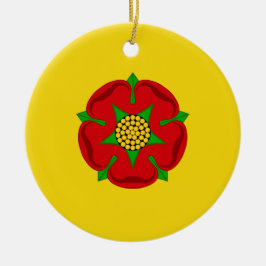 Vlag van Lancashire Keramisch Ornament