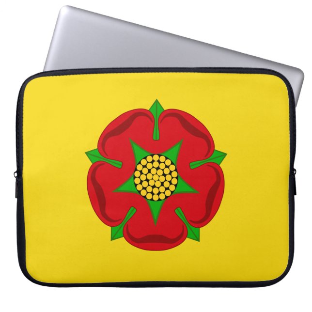 Vlag van Lancashire Laptop Sleeve (Voorkant)