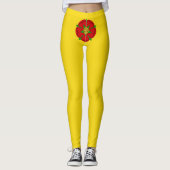 Vlag van Lancashire Leggings (Voorkant)