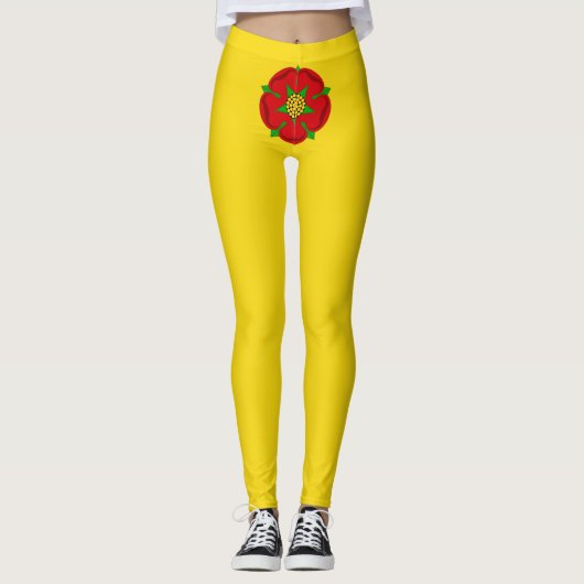 Vlag van Lancashire Leggings (Voorkant)