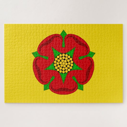 Vlag van Lancashire Legpuzzel (Horizontaal)